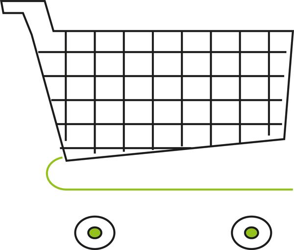 Shopping Basket Vector2 şeffaf png